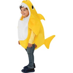 Toddler Baby Shark Costume With Sound - 1 of 3
