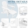 Hyleory 3-Level Adjustable Patio Accent Chair with Retractable Ottoman, Cup & Phone Holders - 3 of 4