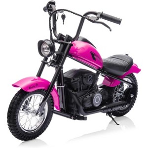 Electric Motorcycle for Kids, 24V 250W Kids Electric Dirt Bike, Two Speed Max Up to 14MPH & 60 Minutes Continuous, with Led Lights - 1 of 4
