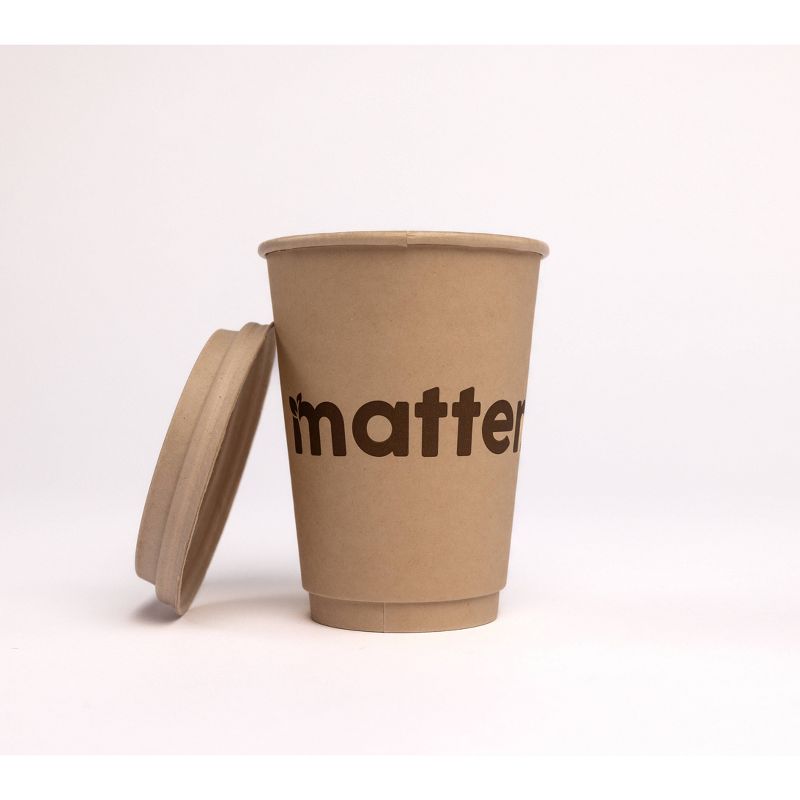Matter Hot Cup with Lid - 12oz/10ct, 5 of 8