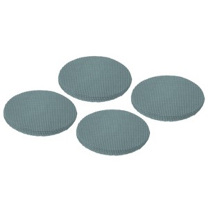 Unique Bargains Non-slip Round Bar Stool Seat Cushions Slipcovers 11"-16" 4 Pcs - 1 of 4