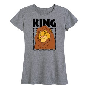 Women's - Disney - King Mufasa Short Sleeve Graphic T-Shirt - 1 of 4
