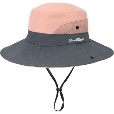 BEAFUP Women’s Foldable Sun Hat with Breathable Mesh,Adjustable Chin Strap & Ponytail Hole - for Beach,Hiking,Outdoor
