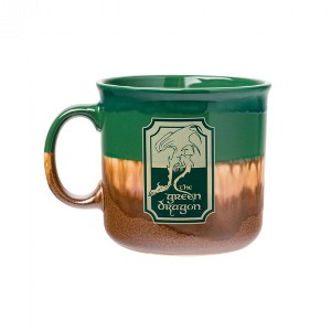 Adult Lord of The Rings The Green Dragon Ceramic Camper Mug - 1 of 2