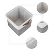 REGALWOVEN Fabric Collapsible Lightweight Open Storage Bins 11 x 11 x 11 Inch 3 Packs - 3 of 4