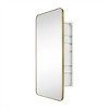 TEHOME Garnes Rectangular Recessed or Surface Mount Metal Medicine Cabinet with Mirror - 4 of 4