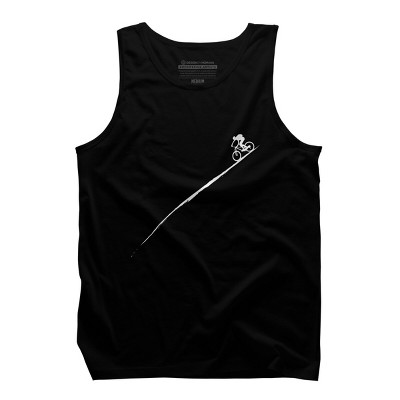 Men's Design By Humans Downhill Mountain Biker By Ziegenbart Tank Top