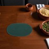 Unique Bargains Trivet Oval Rope Coaster Cotton Non-Woven Fabric 12.6"x8.66"x0.31" - 2 of 3