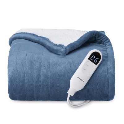 Bedsure | Electric Heated Blanket Soft & Washable Solid Flanne