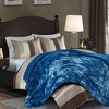 Chanasya Wolf Faux Long Fur Throw Blanket - Soft, Fuzzy Throw Blanket - 3 of 4