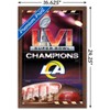 Trends International NFL Los Angeles Rams - Super Bowl LVI Champions Framed Wall Poster Prints - 3 of 4