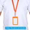 Unique Bargains Width Flat Neck Lanyards with Swivel Hook Clip for Name Tag Badges 5 Pcs - 4 of 4