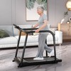 Costway 2.5 HP Walking Treadmill with  Long Handrails for Seniors Pulse Sensors LED Display - 2 of 4