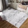 Area Rug Machine Washable Rug Vintage Ultra-Thin Low Pile Rugs Non Slip Non Shedding Rug Foldable Indoor Carpet for Bedroom Living Room - 4 of 4