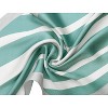 Allegra K Women's Satin Rhombus Stripe Print Summer Ponytail Neckerchief - 4 of 4