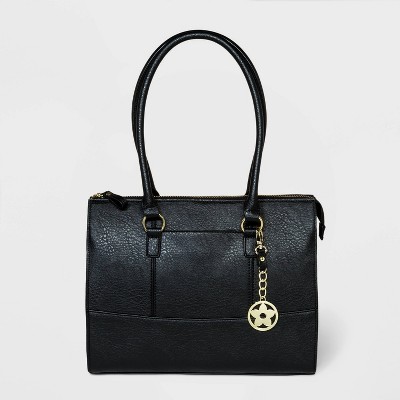 bueno black leather handbags