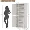Pantry Cabinet, Freestanding Kitchen Pantry Storage Cabinet,70" Cupboard, Tall Storage Cabinet - 3 of 4