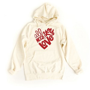 Simply Sage Market Women's Graphic Hoodie All You Need Is Love - 1 of 3