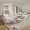 WJShome 6-Piece Cloud Modular Sectional Sofa,160.6"Down Filled Couch for Living Room,Sofa Cover Washable & Removable - 2 of 4
