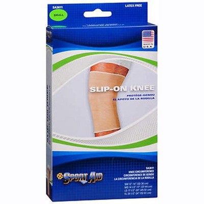 Sport Aid Slip-On Knee Support Small Beige
