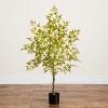HomeStock  4 ft. Artificial Tree in Pot for Indoor/Outdoor - 4 of 4