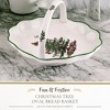 Spode Christmas Tree Oval Bread Basket - 2 of 4