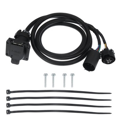 Unique Bargains 7 Pin Trailer Wiring Harness Extension Connectors Truck ...