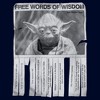 Mens Star Wars Yoda Free Words of Wisdom Sweatshirt - 2 of 4