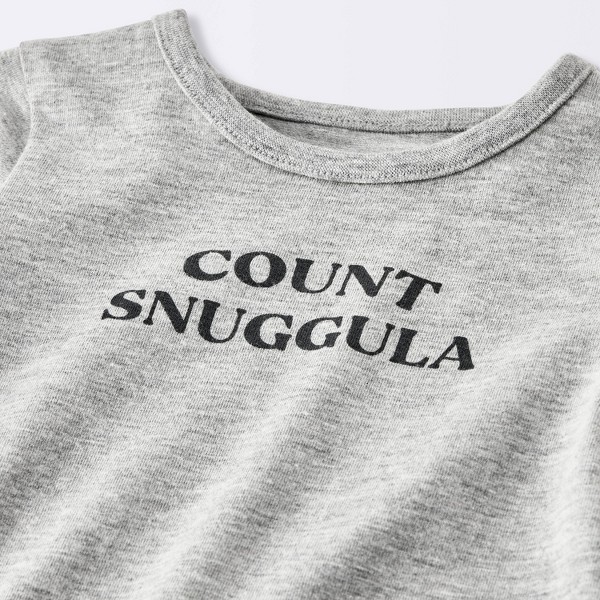 Enterito de Bebé de Jersey Halloween 'Conde Snuggula' - Cloud Island™ Gris Heather 3