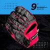 Ortiz34 Youth T-Ball Set, 25" Aluminum Bat (-10 Drop), Foam Core T-Ball, 9" Lightweight Glove, Graffiti Print (Pink) - 3 of 4