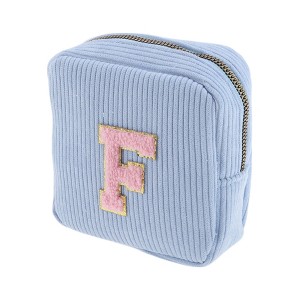 Unique Bargains Letter F Pattern Makeup Bag 1 Pc - 1 of 4