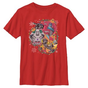 Boys Transformers Christmas Trio Portraits T Shirt - 1 of 4
