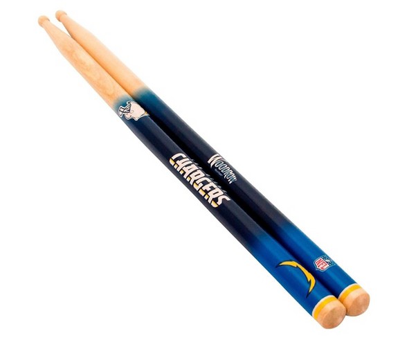 Woodrow Guitars NFL Drum Sticks San Diego Chargers 5A