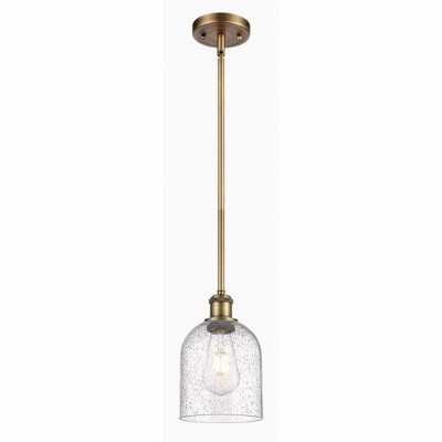 Bella - 1 Light Stem Hung Mini Pendant In Industrial Style-9.5 Inches Tall and 5.5 Inches Wide