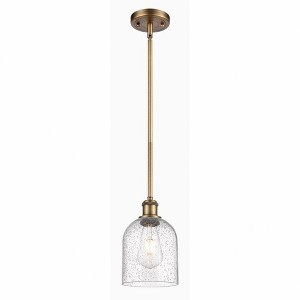 Bella - 1 Light Stem Hung Mini Pendant In Industrial Style-9.5 Inches Tall and 5.5 Inches Wide - 1 of 1