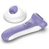 Remington WDF5030A Smooth & Silky Electric Shaver for Women, 4-Blade Smooth Glide Foil Shaver and Bikini Trimmer with Almond Oil Strip, Purple/White - 2 of 4