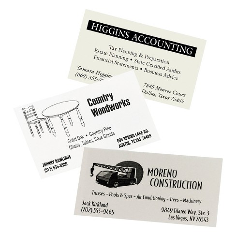 Avery Business Cards With Sure Feed Technology , 2 X 3-1/2 Inches, Laser  Printable, White, Pk Of 250 : Target