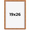 PosterPalooza | Classic Brown Picture Frame - UV Acrylic, Foam Board Backing, Hanging Hardware - 2 of 4