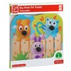 Hape: Big Nose Puzzle: Pet - 4 Piece Colorful Chunky Wooden Puzzle Toy, Age 1+ - 2 of 4