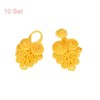 Unique Bargains Nylon Tang Suit Dress Sweater Handmade Sewing Fasteners Knot Closure Buttons 10 Sets - 3 of 4