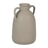Sagebrook Home 10" Ceramic Vase with Handles Creative Contemporary Eared Vase For Decorative Home - 3 of 4