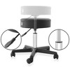 Saloniture Rolling Hydraulic Salon Stool - Adjustable Swivel Chair for Spa or Medical Office - image 3 of 4