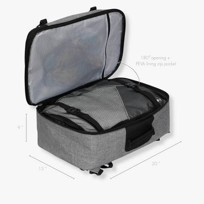 Hynes Eagle Carry-On Travel Backpack (40L) – Hynes Eagle – Charcoal — фото 4
