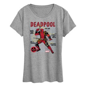 Women's - Marvel - Deadpool Blueprint Short Sleeve Graphic T-Shirt - 1 of 4