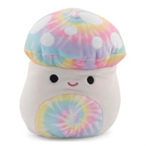 Squishmallows Fan Favorites 5 Inch Plush | Kervena The Tie Dye Mushroom - 1 of 4