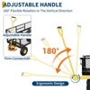 Heavy Duty Garden Cart-900LBS Capacity Utility Wagon with Removable Mesh Sides, Adjustable Handle & 10" Pneumatic Tires for Lawn, Camping & Farm - 4 of 4