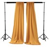 Slickblue Pack of 2 Polyester Backdrop Drapes – 96"H x 58"W, Rod Pocket, Semi Sheer, Serged Edges, 41 Colors Options - 2 of 3