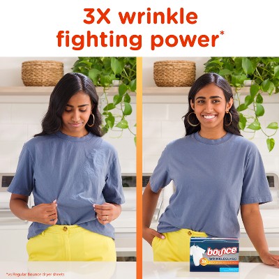 Bounce Wrinkle Guard Mega Dryer Sheets - Outdoor Fresh - 130ct_1