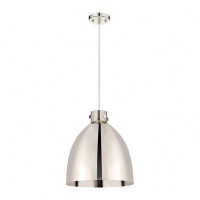 Newton Bell - 1 Light Pendant In Industrial Style-17.38 Inches Tall and 16 Inches Wide