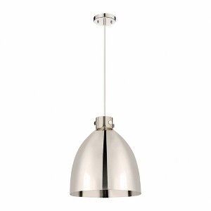 Newton Bell - 1 Light Pendant In Industrial Style-17.38 Inches Tall and 16 Inches Wide - 1 of 1